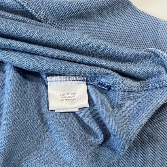Peter Millar Women Sweatshirt Medium Blue Natural Fading Hoodie Pullover - Picture 8 of 10